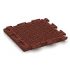 Aufsicht auf die Unterseite, also die Bodenseite von WARCO-Formteil 1472 - Terrace tile Classic im Format 500 x 500 x 50 mm.