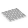 Aufsicht auf die Unterseite, also die Bodenseite von WARCO-Formteil 6328 - Herringbone – Deck Tile im Format 38,5 x 38,5 x 2 cm.