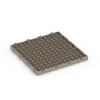 Aufsicht auf die Unterseite, also die Bodenseite von WARCO-Formteil 6351 - Mosaic – Deck Tile im Format 30 x 30 x 2 cm.