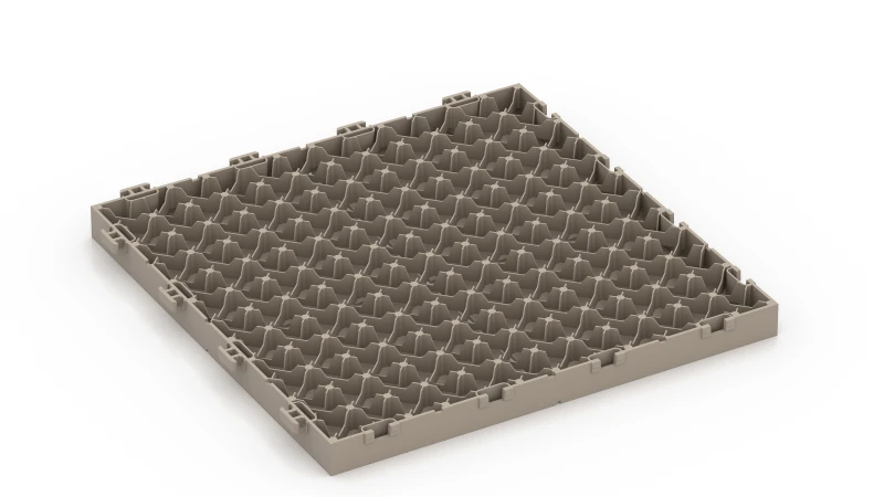 PP Grid Structure with Support Feet