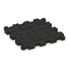 Aufsicht auf die Unterseite, also die Bodenseite von WARCO-Formteil 3851 - Pool Decking Tile Seamless im Format 306 x 306 x 20 mm.