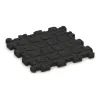 Aufsicht auf die Unterseite, also die Bodenseite von WARCO-Formteil 3852 - Pool Decking Tile Seamless im Format 306 x 306 x 20 mm.