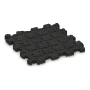 Aufsicht auf die Unterseite, also die Bodenseite von WARCO-Formteil 3713 - Fitness Mat Premium 2 cm im Format 30,6 x 30,6 x 2 cm | 0,094 m².