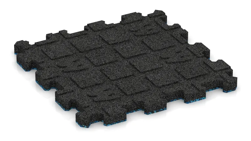 Drainage channels 4 x 15 mm - arranged at right angles