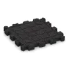 Aufsicht auf die Unterseite, also die Bodenseite von WARCO-Formteil 6104 - Pool Decking Tile Seamless im Format 306 x 306 x 30 mm.