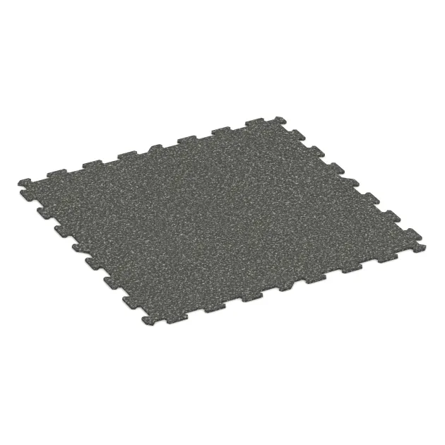Aufsicht auf die Unterseite, also die Bodenseite von WARCO-Formteil 1019 - Fitness Floor Compact im Format 970 x 970 x 8 mm.