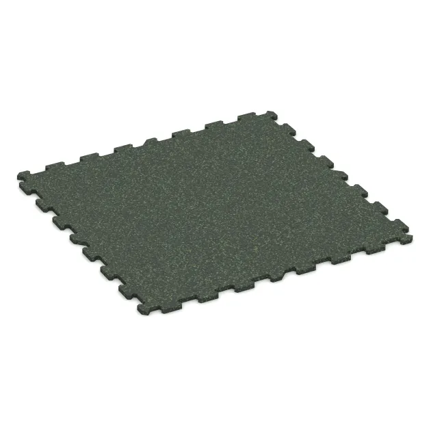 Aufsicht auf die Unterseite, also die Bodenseite von WARCO-Formteil 1099 - Fitness Floor Compact im Format 970 x 970 x 16 mm.