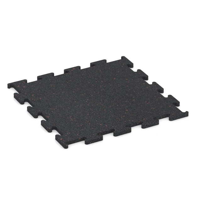 Aufsicht auf die Unterseite, also die Bodenseite von WARCO-Formteil 3769 - Fitness Performance Elite Training Floor im Format 50 x 50 x 1,5 cm | 0,25 m².