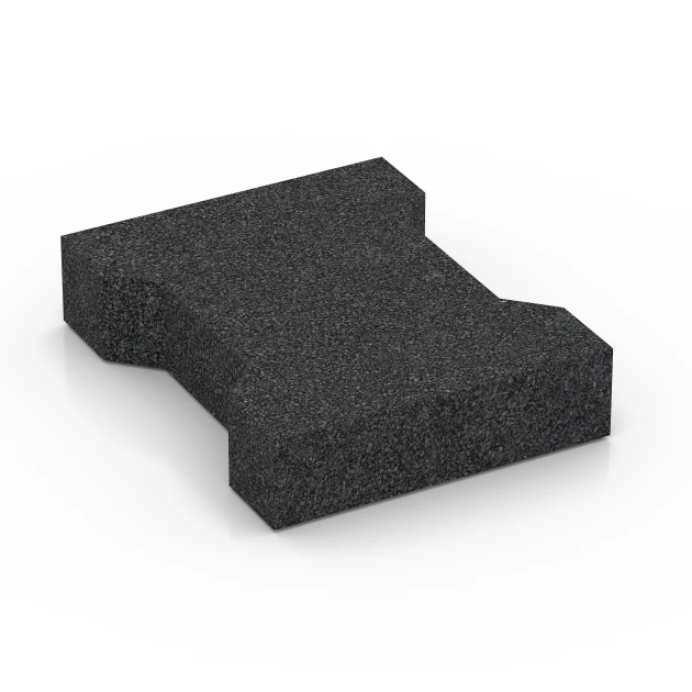 Aufsicht auf die Unterseite, also die Bodenseite von WARCO-Formteil 7068 - Block Paving im Format 20 x 16,5 x 4,5 cm | 0,0278 m².