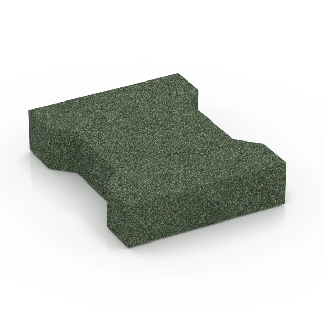 Aufsicht auf die Unterseite, also die Bodenseite von WARCO-Formteil 7070 - Block Paving im Format 20 x 16,5 x 4,5 cm | 0,0278 m².