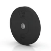 Aufsicht auf die Unterseite, also die Bodenseite von WARCO-Formteil 6085 - Bumper Plate – Solid Rubber im Format 10 kg | ø 45,4 x 5,85 cm.
