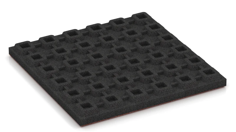 Tile with O-Shaped Drainage Feet