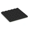 Aufsicht auf die Unterseite, also die Bodenseite von WARCO-Formteil 6133 - Playground safety tile – CFH 125 cm im Format 50 x 50 x 4 cm.