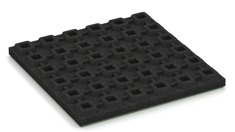 Tile with O-Shaped Drainage Feet