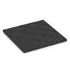 Aufsicht auf die Unterseite, also die Bodenseite von WARCO-Formteil 6184 - Rubber Kennel Mat im Format 50 x 50 x 3 cm | 0,25 m².