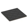 Aufsicht auf die Unterseite, also die Bodenseite von WARCO-Formteil 6416 - EPDM Playground Safety Tile – 90 cm im Format 50 x 50 x 3 cm | 0,25 m².