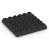 Aufsicht auf die Unterseite, also die Bodenseite von WARCO-Formteil 6441 - Playground safety tile – CFH 210 cm im Format 50 x 50 x 7 cm.