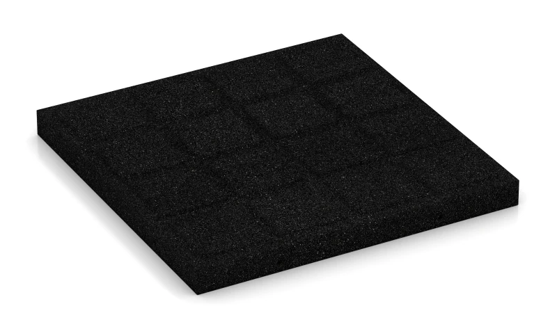 Support Pads with Drainage Channels