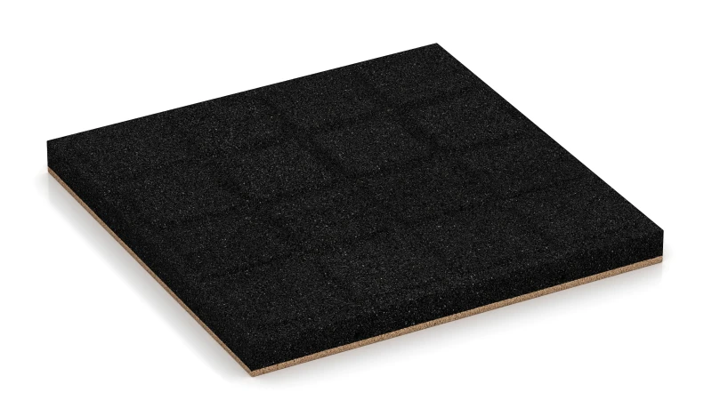 Support Pads with Drainage Channels