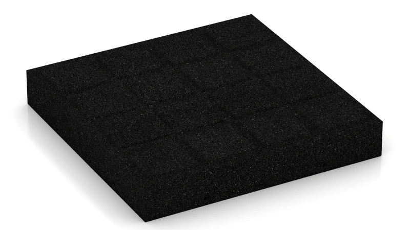 Support Pads with Drainage Channels