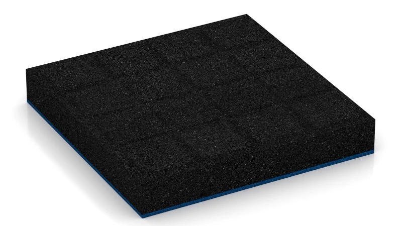 Support Pads with Drainage Channels