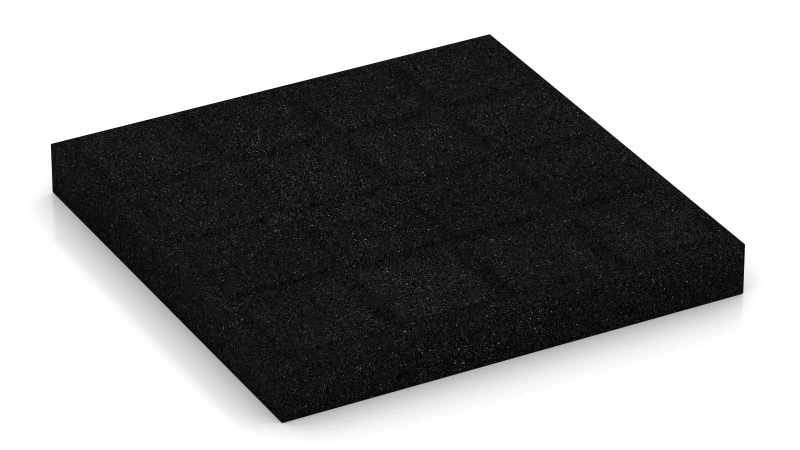 Support Pads with Drainage Channels