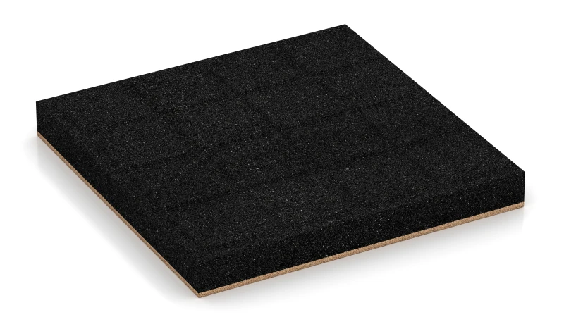 Support Pads with Drainage Channels