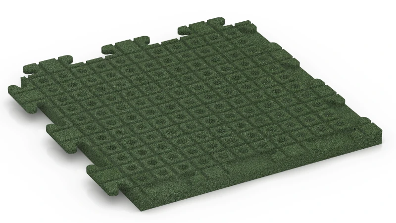 Square Drainage Channels and Dome Indentations
