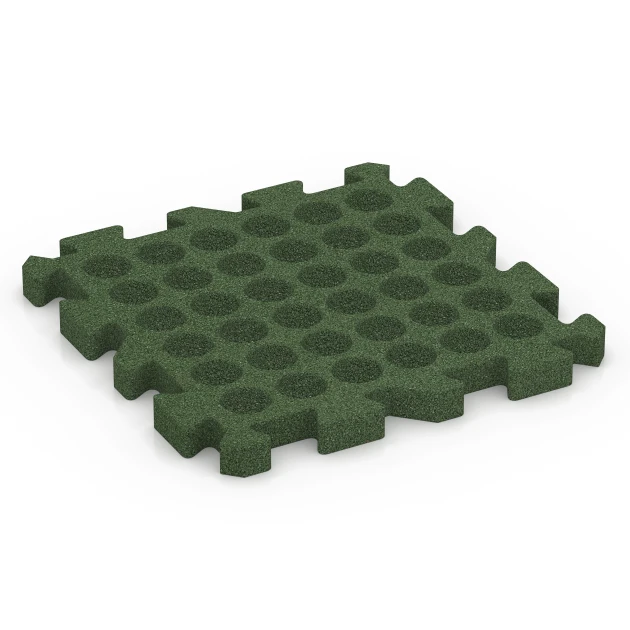 Aufsicht auf die Unterseite, also die Bodenseite von WARCO-Formteil 6982 - Sports court tile im Format 50 x 50 x 4 cm | 0,25 m².