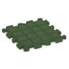 Aufsicht auf die Unterseite, also die Bodenseite von WARCO-Formteil 6991 - Sports court tile im Format 50 x 50 x 3 cm | 0,25 m².