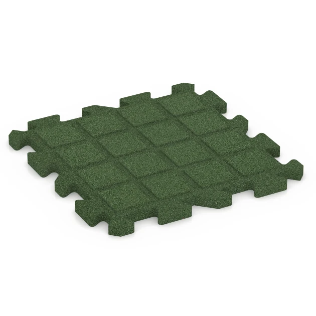 Aufsicht auf die Unterseite, also die Bodenseite von WARCO-Formteil 6991 - Sports court tile im Format 50 x 50 x 3 cm | 0,25 m².