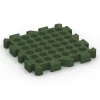 Aufsicht auf die Unterseite, also die Bodenseite von WARCO-Formteil 6311 - Interlocking playground safety tile im Format 50 x 50 x 6 cm | 0,25 m².