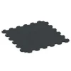 Aufsicht auf die Unterseite, also die Bodenseite von WARCO-Formteil 6377 - Fitness Floor Protection Mat im Format 102,5 x 102,5 x 2 cm | 1,05 m².