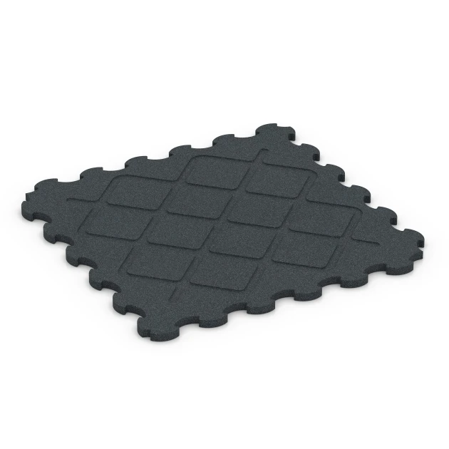 Aufsicht auf die Unterseite, also die Bodenseite von WARCO-Formteil 7084 - Rubber Dog Floor Mat im Format 102,5 x 102,5 x 3 cm | 1,05 m².