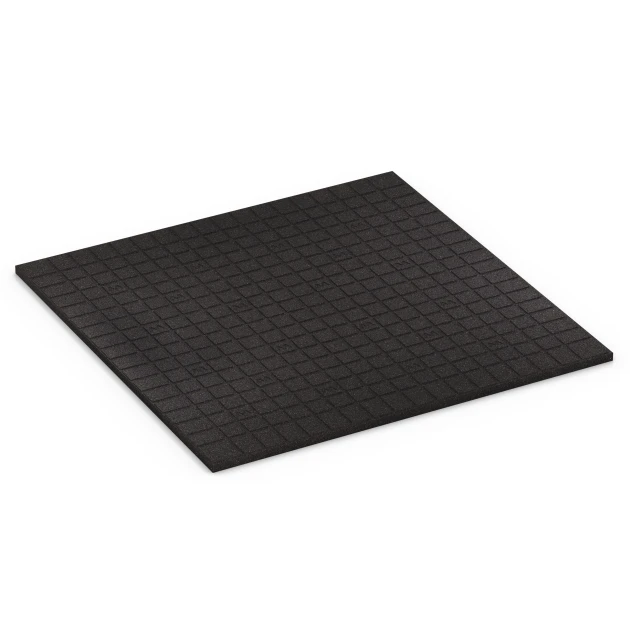 Aufsicht auf die Unterseite, also die Bodenseite von WARCO-Formteil 6655 - Base Layer CL 1 im Format 104 x 104 x 1,8 cm.