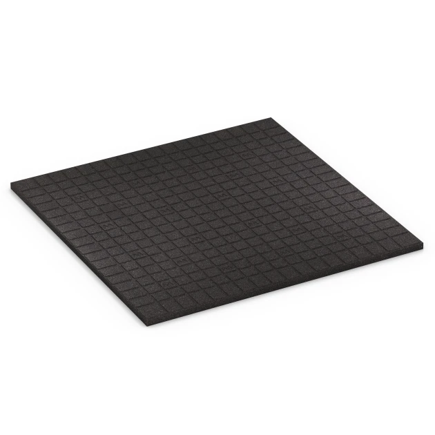 Aufsicht auf die Unterseite, also die Bodenseite von WARCO-Formteil 6658 - Base Layer CL 1 im Format 104 x 104 x 2,7 cm.