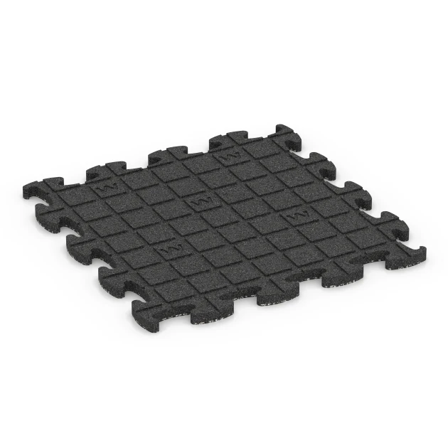 Aufsicht auf die Unterseite, also die Bodenseite von WARCO-Formteil 6760 - Pool Surround Tiles im Format 46 x 46 x 1,8 cm.