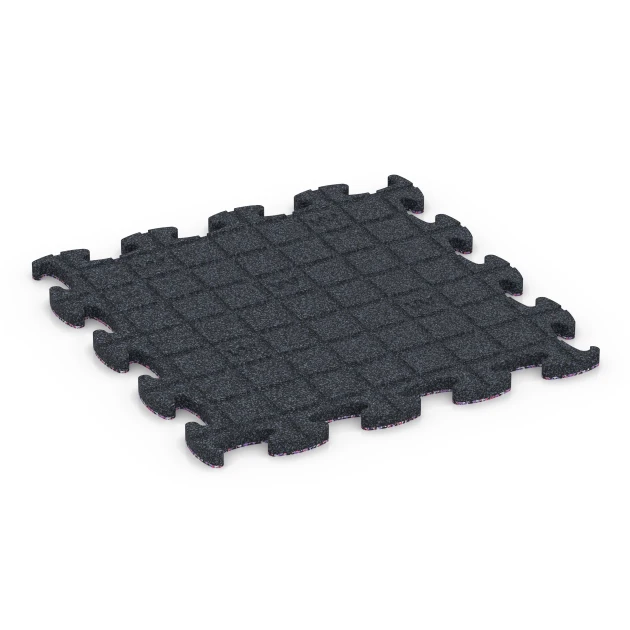 Aufsicht auf die Unterseite, also die Bodenseite von WARCO-Formteil 6765 - Pool Surround Tiles im Format 44,6 x 44,6 x 1,8 cm.