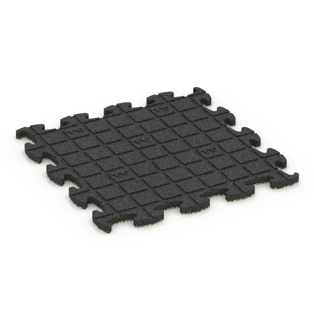 Aufsicht auf die Unterseite, also die Bodenseite von WARCO-Formteil 6804 - Dog Agility Flooring im Format 46 x 46 x 1,8 cm.