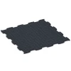 Aufsicht auf die Unterseite, also die Bodenseite von WARCO-Formteil 6918 - Exhibition Click Floor Tile im Format 44,6 x 44,6 x 1,8 cm.