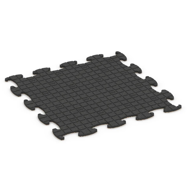Aufsicht auf die Unterseite, also die Bodenseite von WARCO-Formteil 6835 - Fitness Active Floor System im Format 97,1 x 97,1 × 1,8 cm.