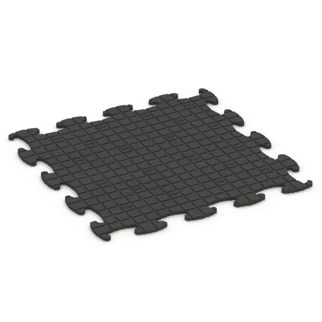 Aufsicht auf die Unterseite, also die Bodenseite von WARCO-Formteil 6811 - Dog Agility Flooring im Format 98 x 98 × 1,8 cm.