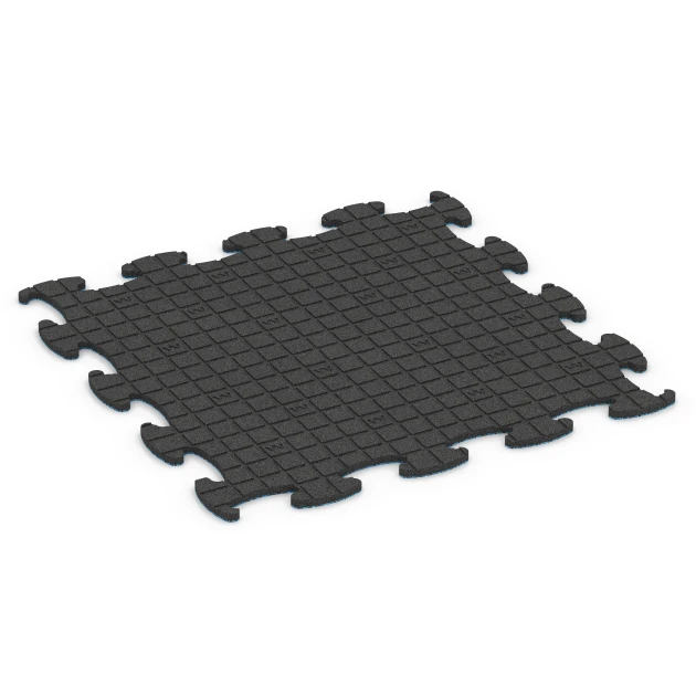 Aufsicht auf die Unterseite, also die Bodenseite von WARCO-Formteil 6812 - Dog Agility Flooring im Format 98 x 98 × 1,8 cm.