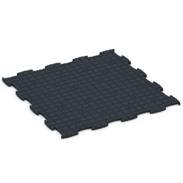 Aufsicht auf die Unterseite, also die Bodenseite von WARCO-Formteil 6868 - Fitness Max Floor System im Format 97,1 x 97,1 × 1,8 cm.