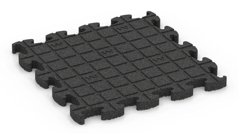 Support Pads with Drainage Channels