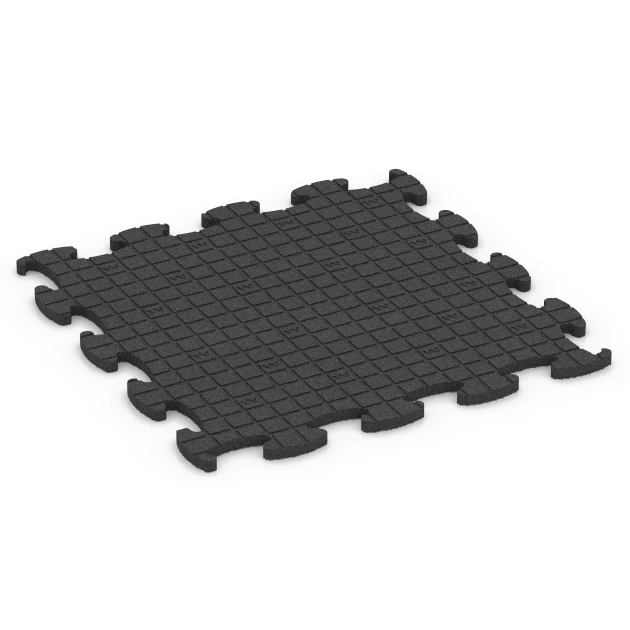 Aufsicht auf die Unterseite, also die Bodenseite von WARCO-Formteil 6887 - Fitness Max Floor System im Format 98 x 98 x 2,8 cm.