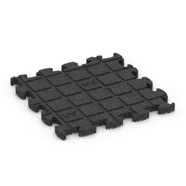 Aufsicht auf die Unterseite, also die Bodenseite von WARCO-Formteil 6769 - Pool Surround Tiles im Format 28,9 x 28,9 x 1,8 cm.