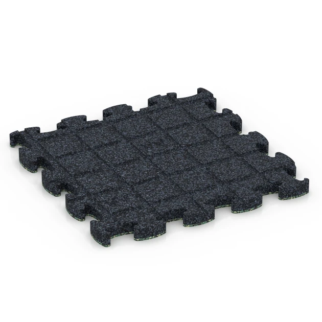 Aufsicht auf die Unterseite, also die Bodenseite von WARCO-Formteil 6771 - Pool Surround Tiles im Format 28,9 x 28,9 x 1,8 cm.