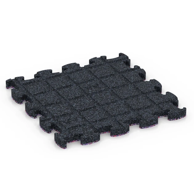 Aufsicht auf die Unterseite, also die Bodenseite von WARCO-Formteil 6774 - Pool Surround Tiles im Format 28,9 x 28,9 x 1,8 cm.