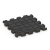 Aufsicht auf die Unterseite, also die Bodenseite von WARCO-Formteil 6777 - Pool Surround Tiles im Format 30 x 30 x 1,8 cm.
